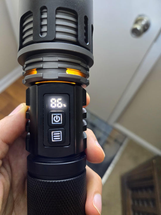 Customer review for flashlight lighting modes